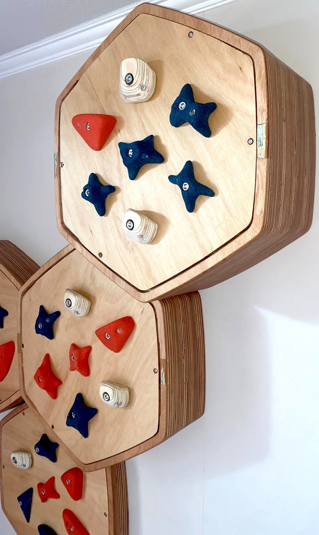 Set de Volúmenes Hexagonales para Escalada en Casa